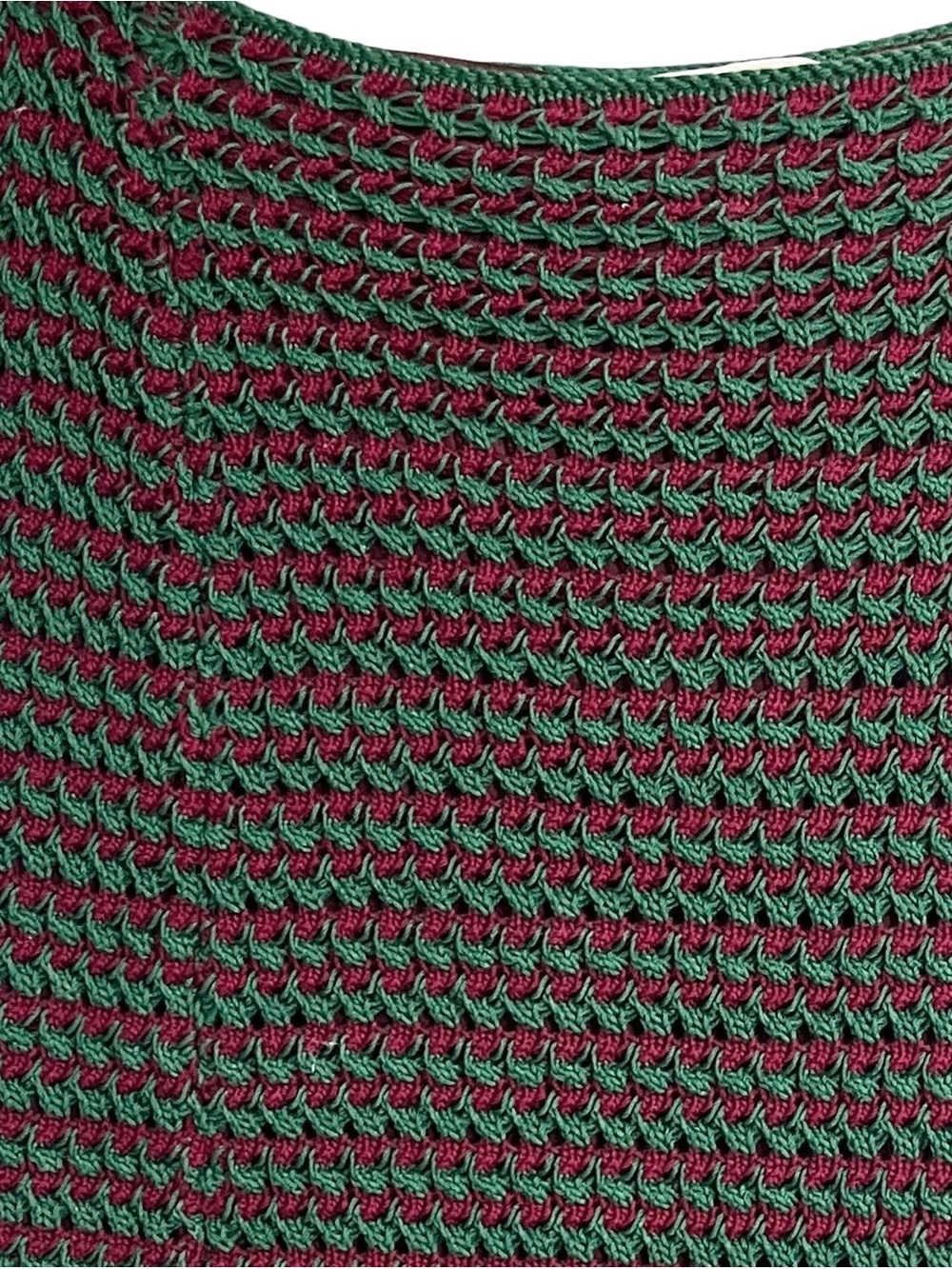 Prada SS2005 Runway Crochet Mirror Knit Skirt IT40 Archive Miuccia Prada - Picture 13 of 14
